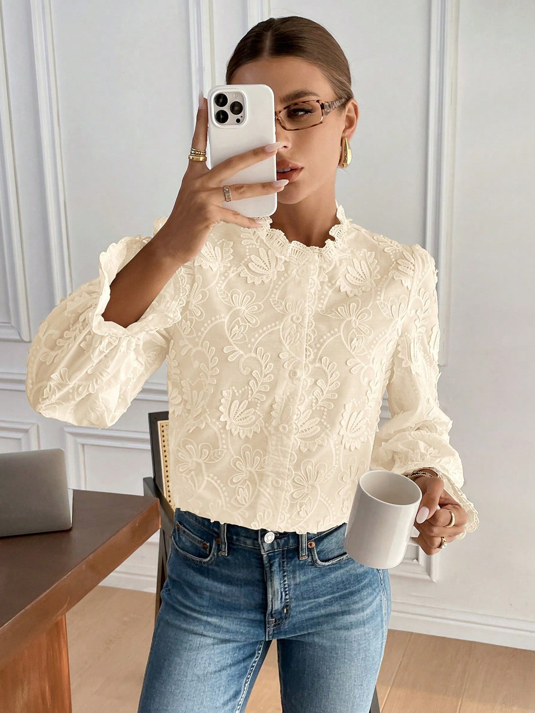 Bluza SHEIN, bej