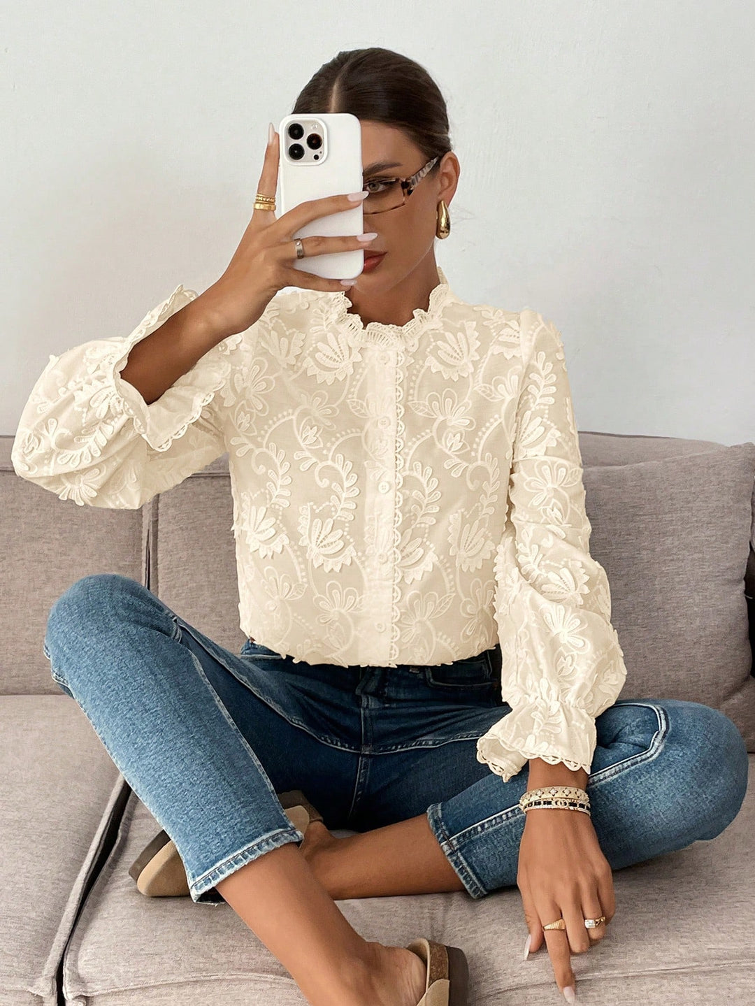 Bluza SHEIN, bej