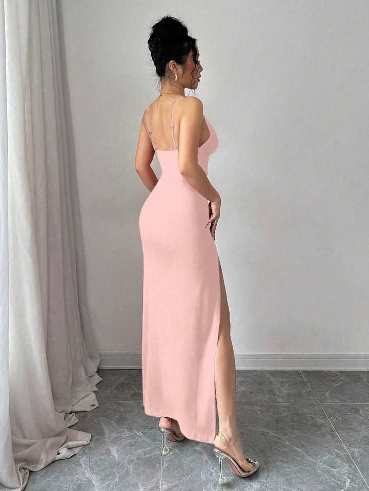 Rochie midi SHEIN, roz