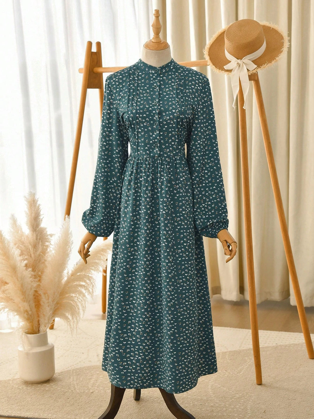 Rochie maxi SHEIN, verde