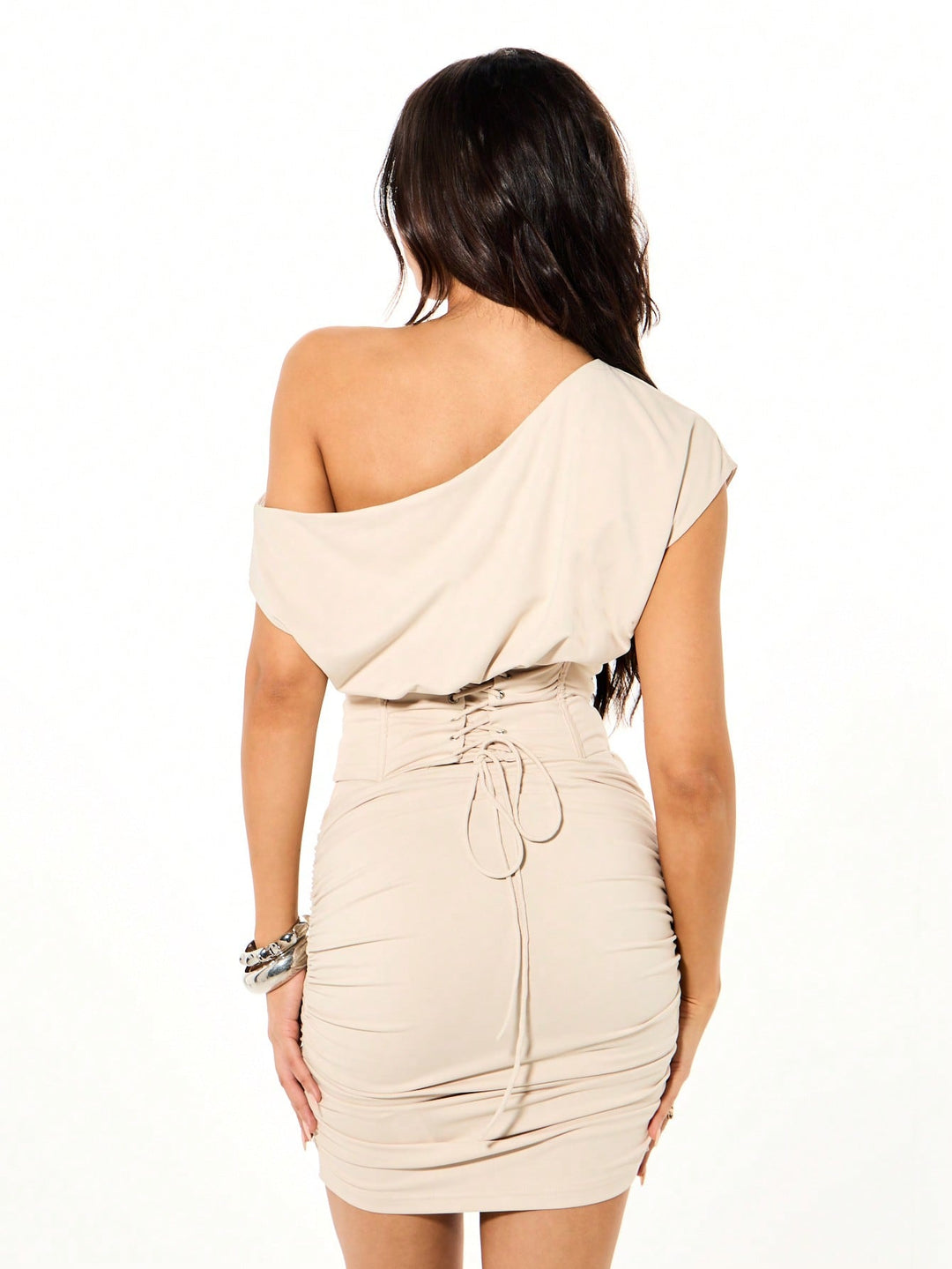 Rochie mini SHEIN, bej