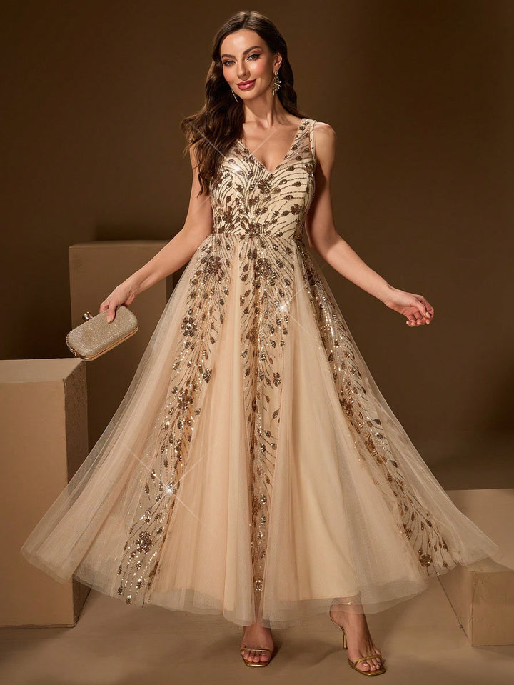 Rochie SHEIN, auriu