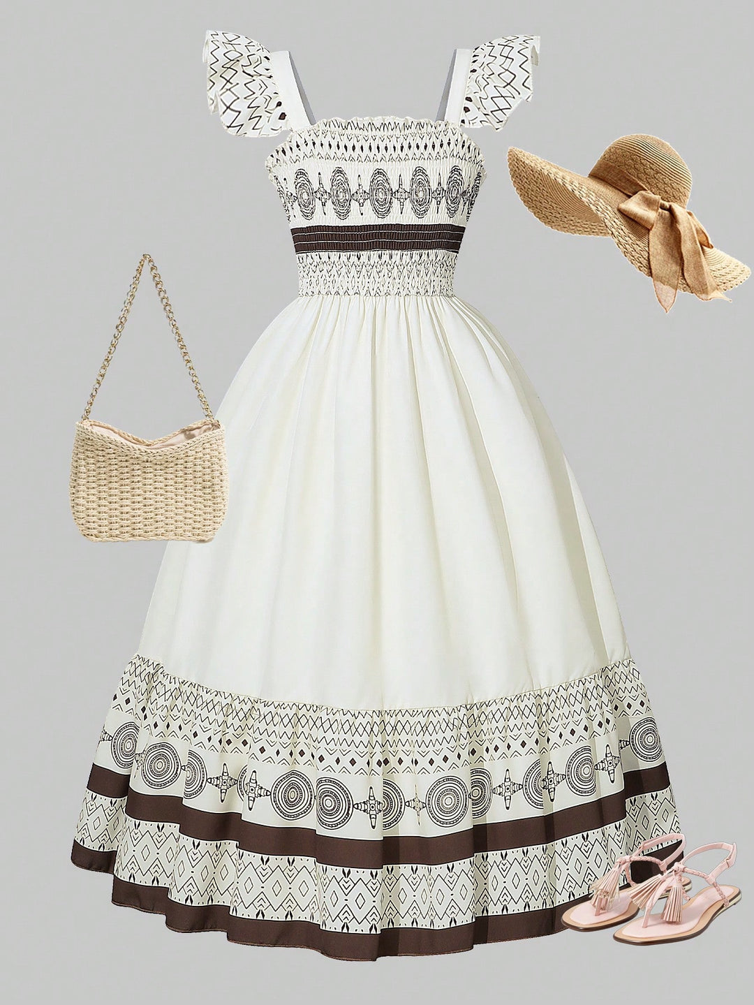 Rochie SHEIN, bej