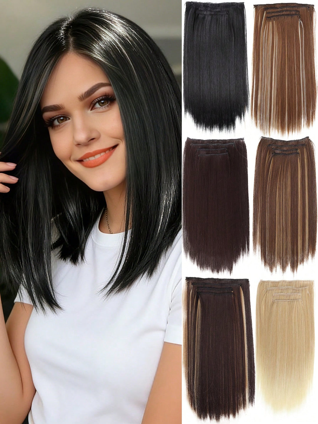 Extensie SHEIN, mix culori