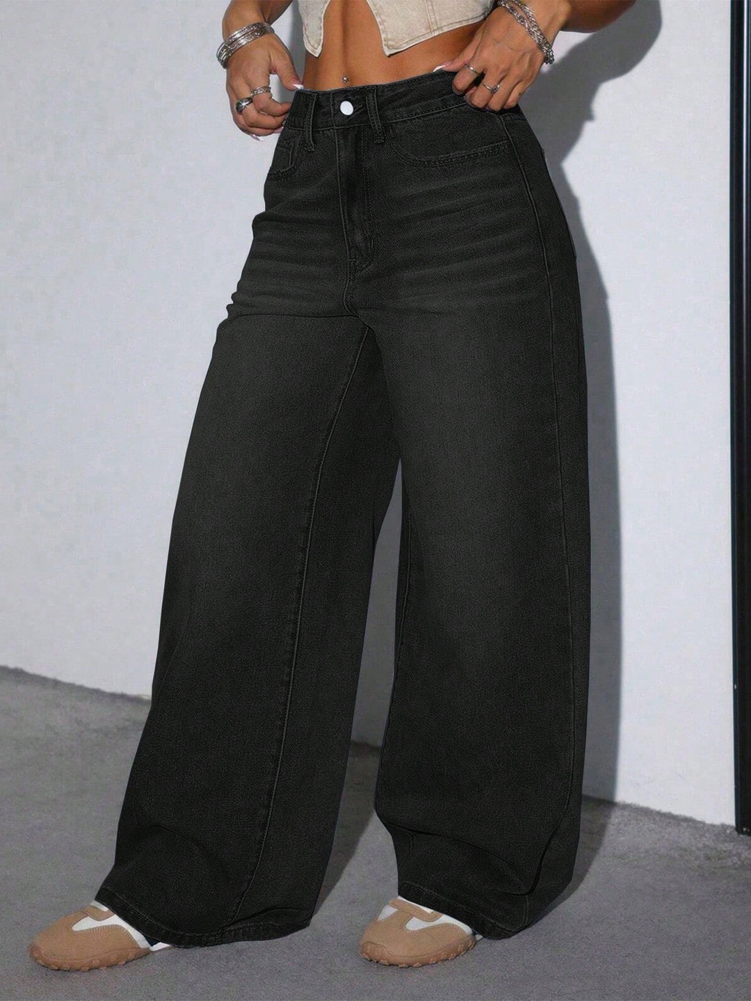Jeans SHEIN, negru