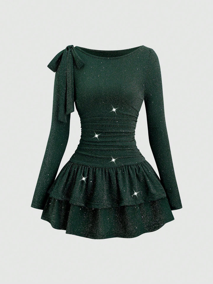 Rochie mini SHEIN, verde