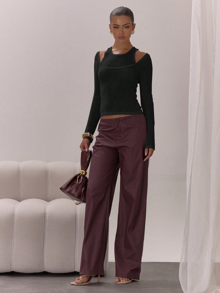 Top SHEIN, negru