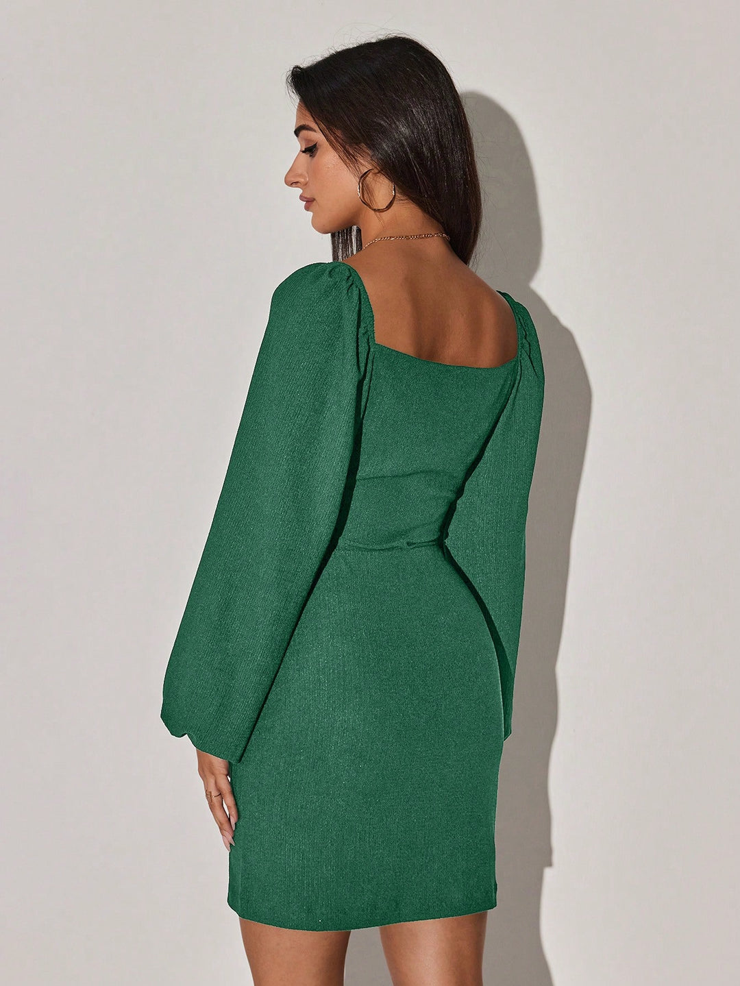 Rochie mini SHEIN, verde