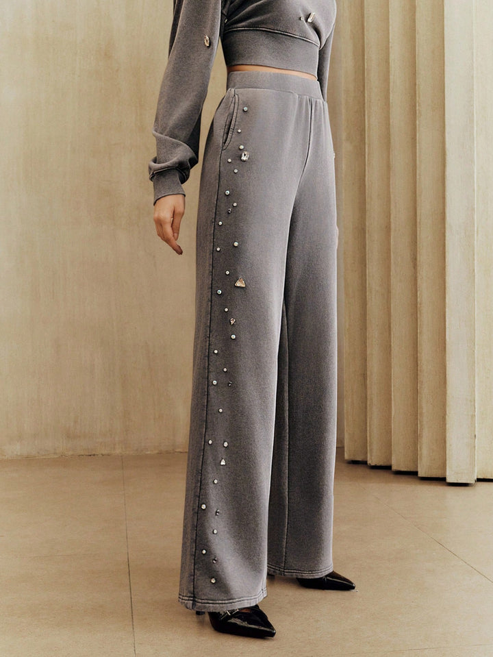 Pantaloni SHEIN, gri