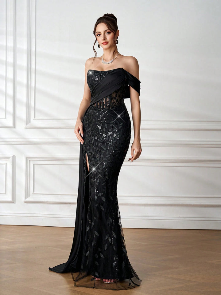 Rochie de ocazie SHEIN, negru