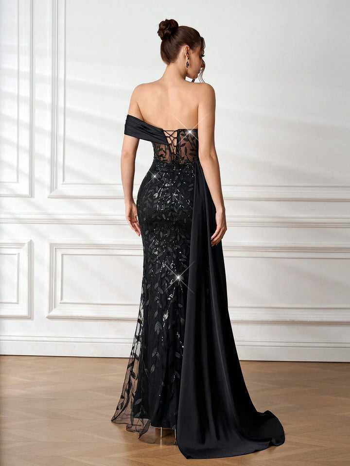 Rochie de ocazie SHEIN, negru