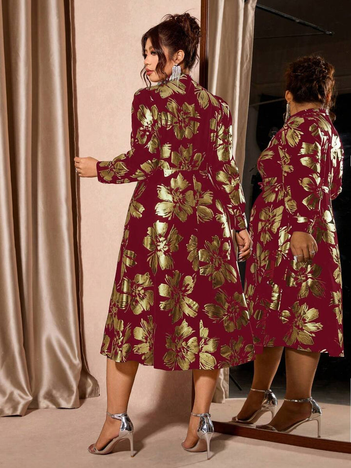 Rochie midi SHEIN, roșu