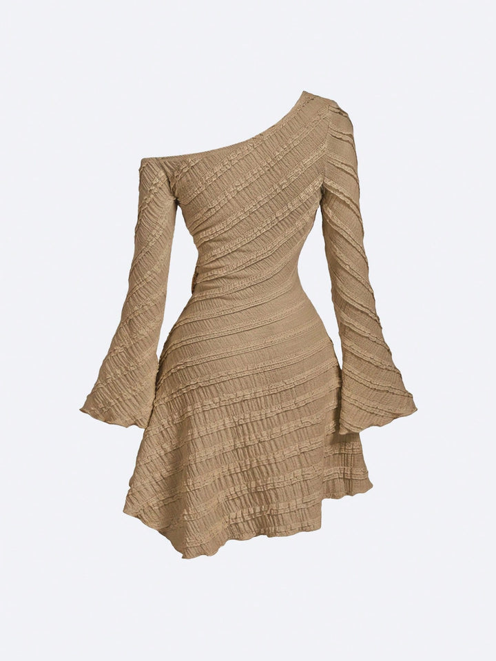 Rochie scurtă SHEIN, kaki