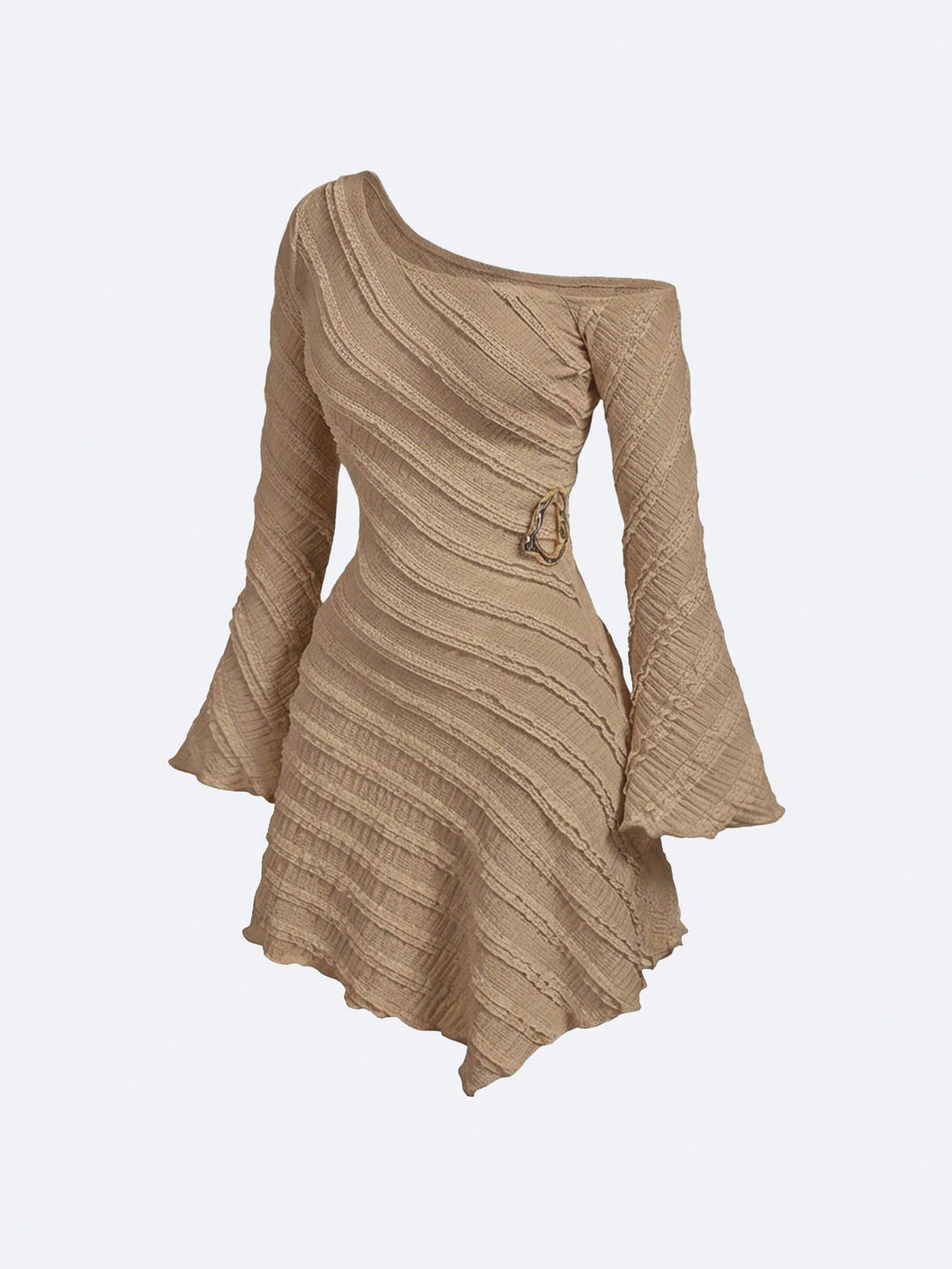 Rochie scurtă SHEIN, kaki