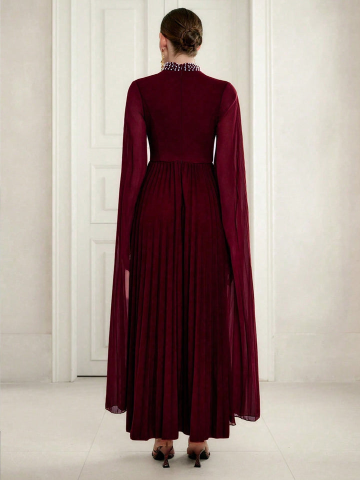 Rochie maxi SHEIN, vișiniu