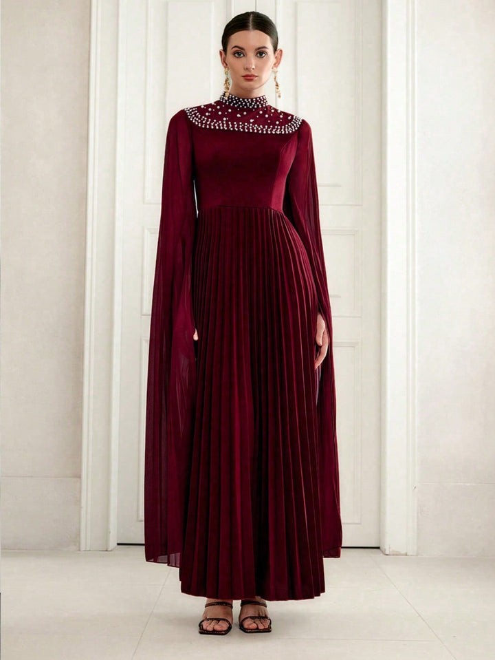 Rochie maxi SHEIN, vișiniu