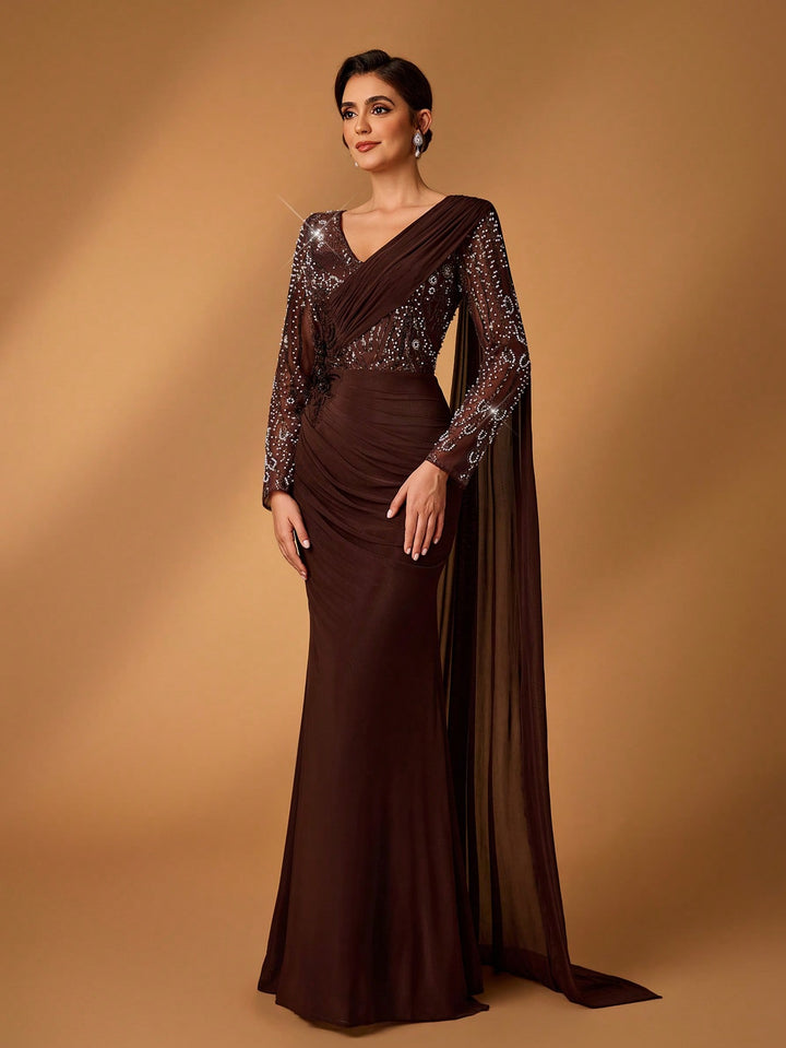 Rochie SHEIN, maro