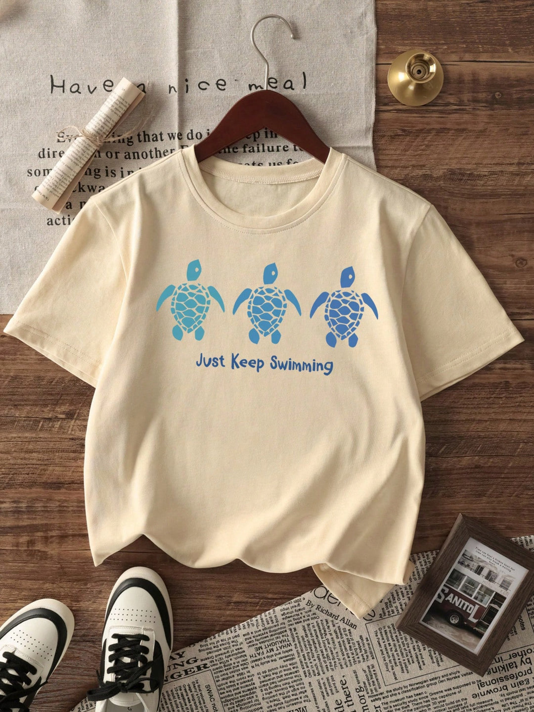 Tricou SHEIN, bej