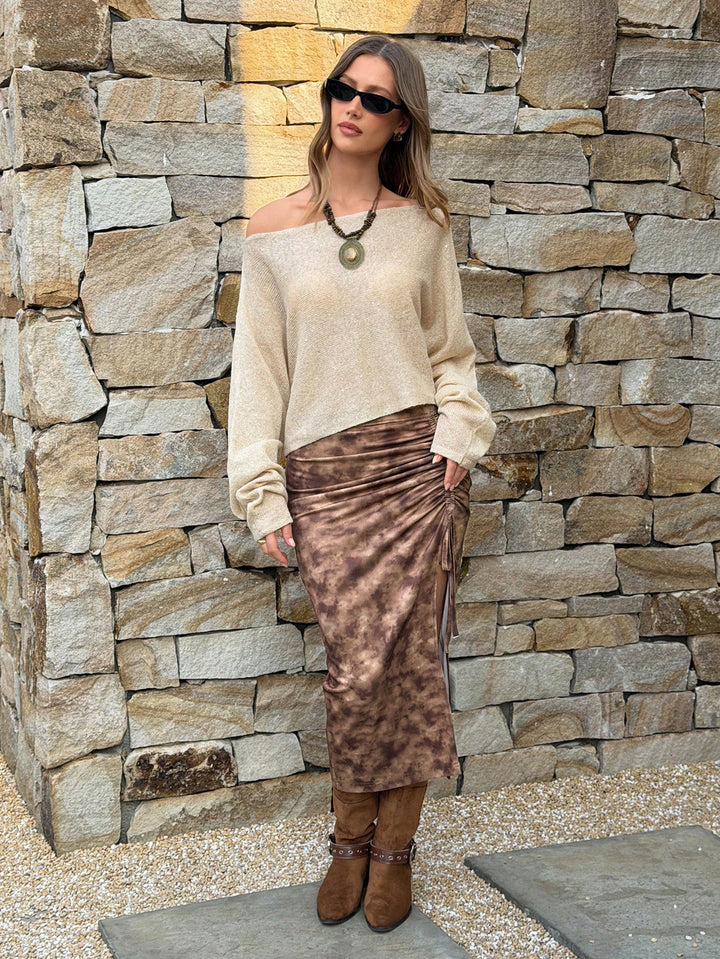 SHEIN maxi szoknya, többszínű