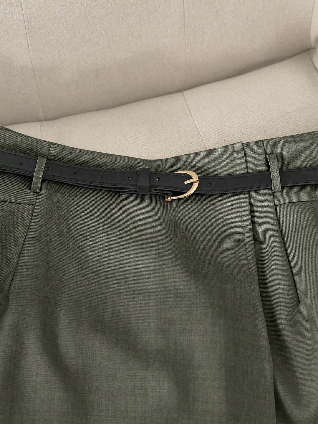 Fustă-pantalon SHEIN, verde