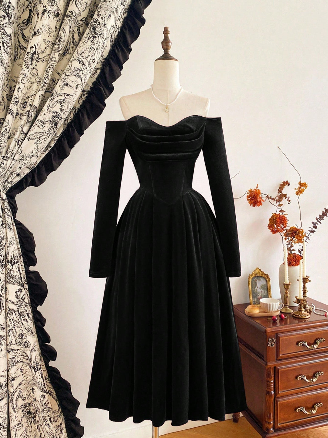 Rochie maxi SHEIN, negru