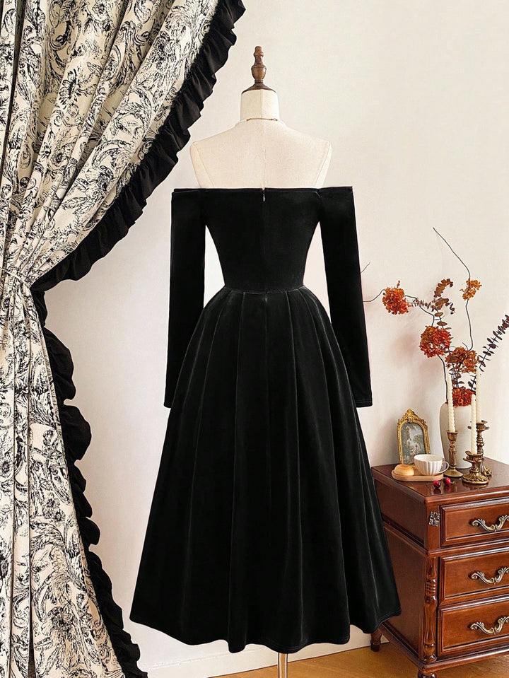 Rochie maxi SHEIN, negru