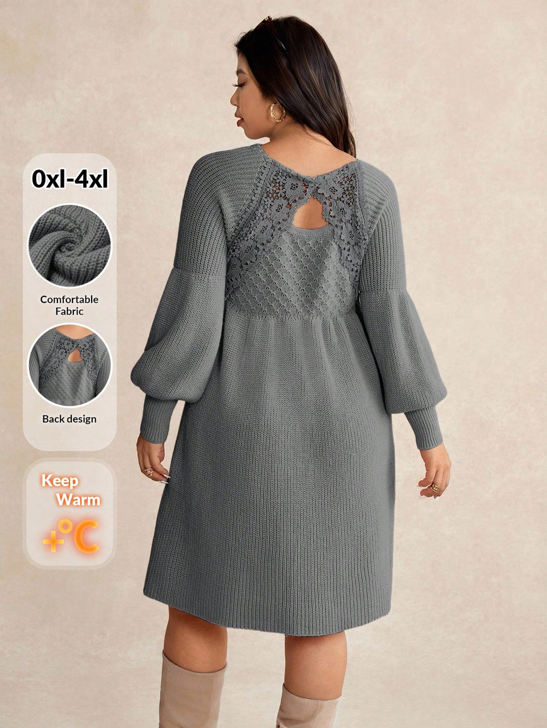 Rochie SHEIN, gri