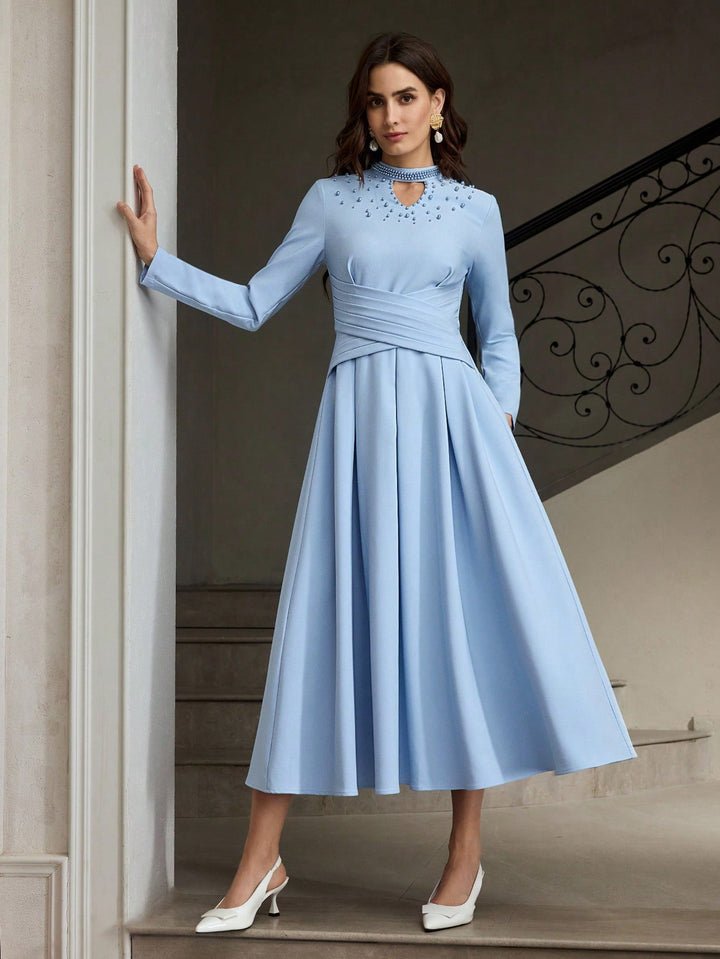 Rochie midi SHEIN, albastru