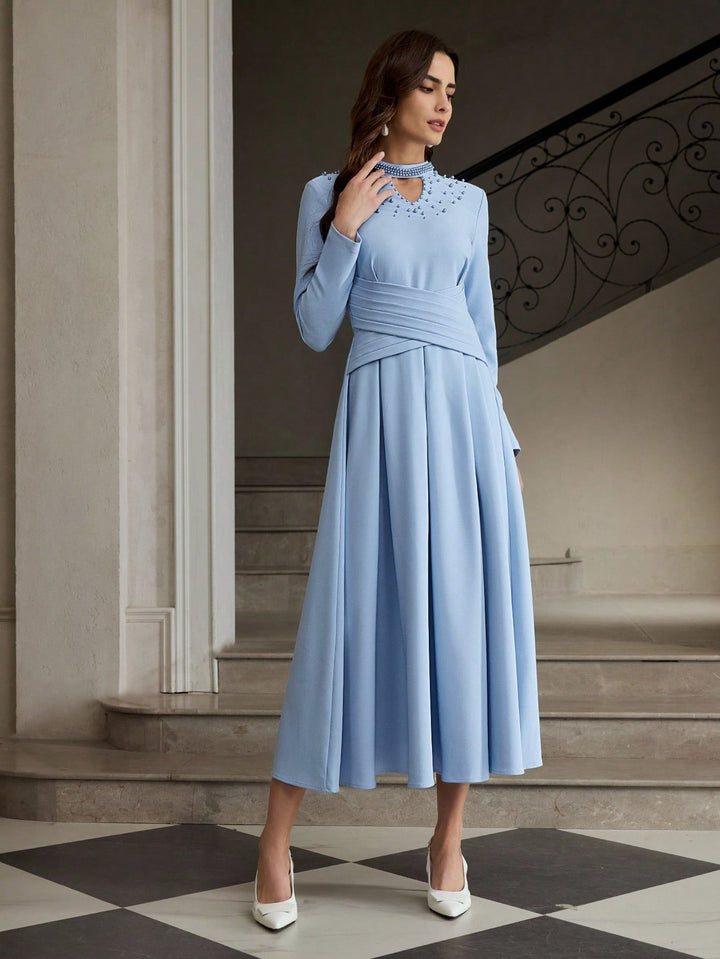Rochie midi SHEIN, albastru