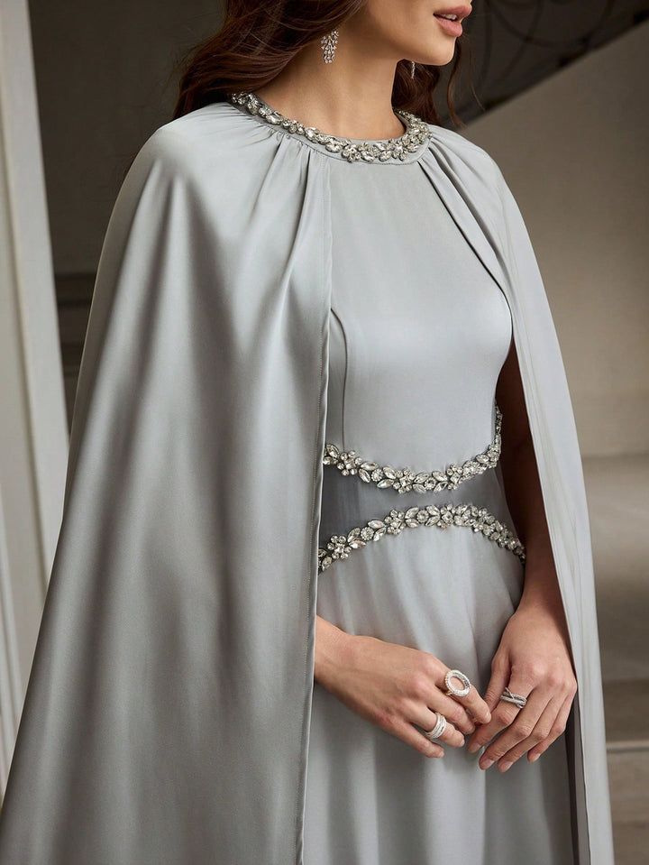 Rochie maxi SHEIN, gri