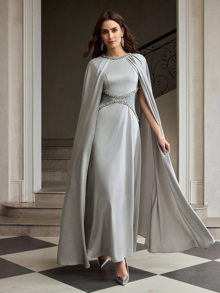 Rochie maxi SHEIN, gri