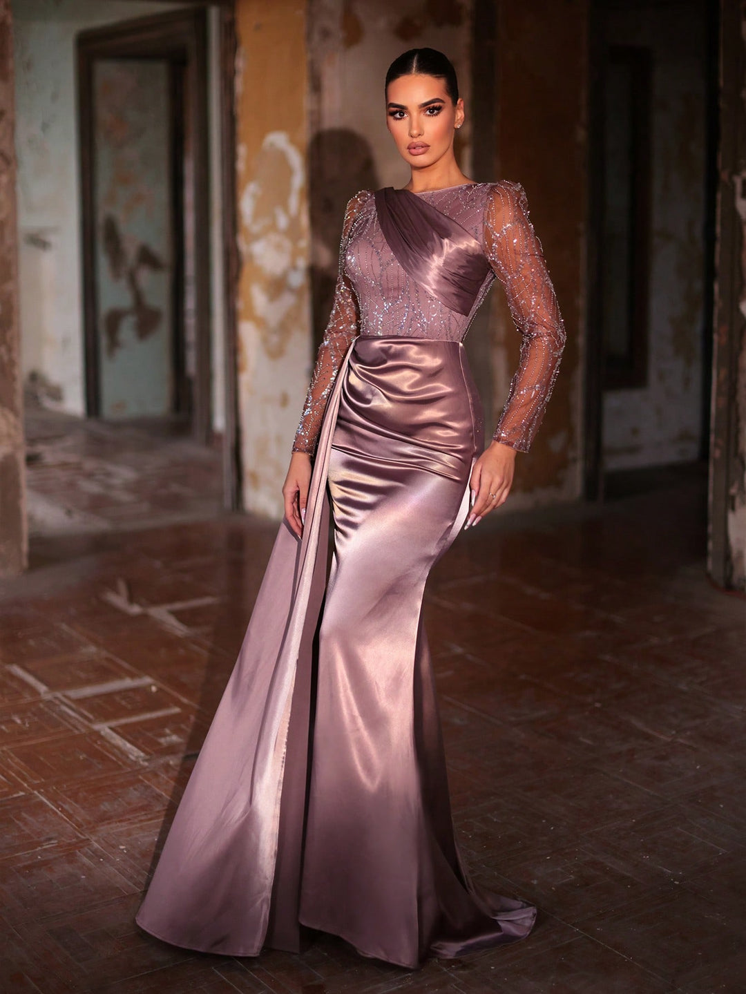 Rochie SHEIN, maro