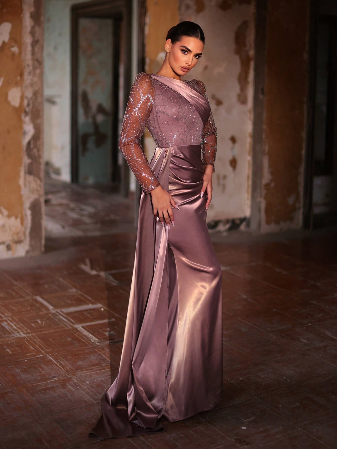 Rochie SHEIN, maro