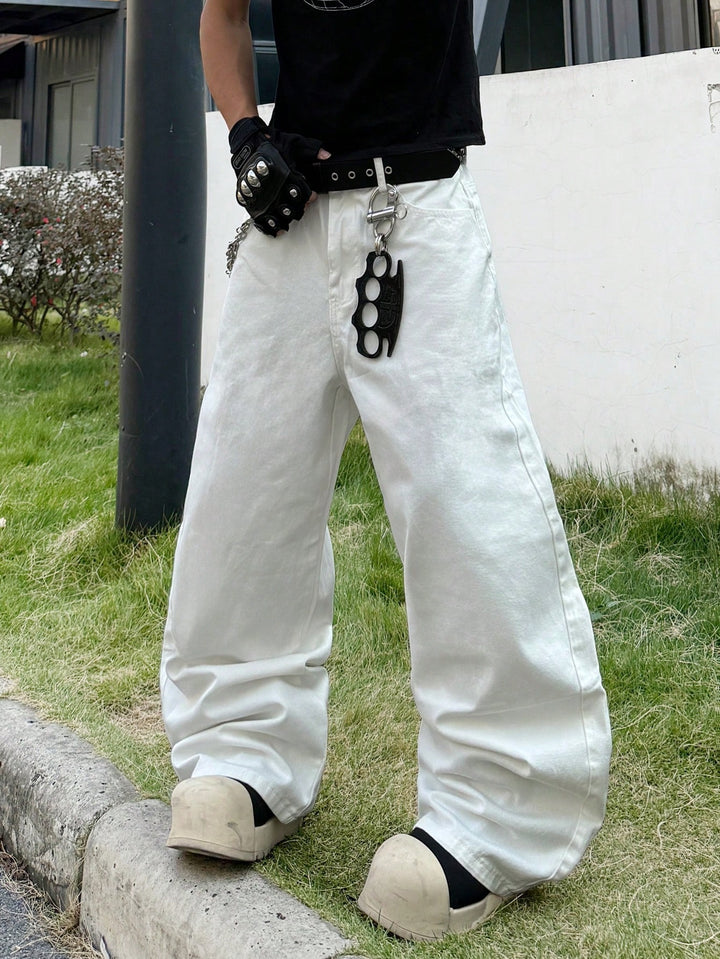 Jeans SHEIN, alb
