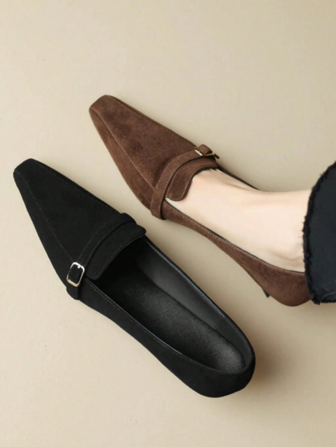 Pantofi cu toc SHEIN, maro