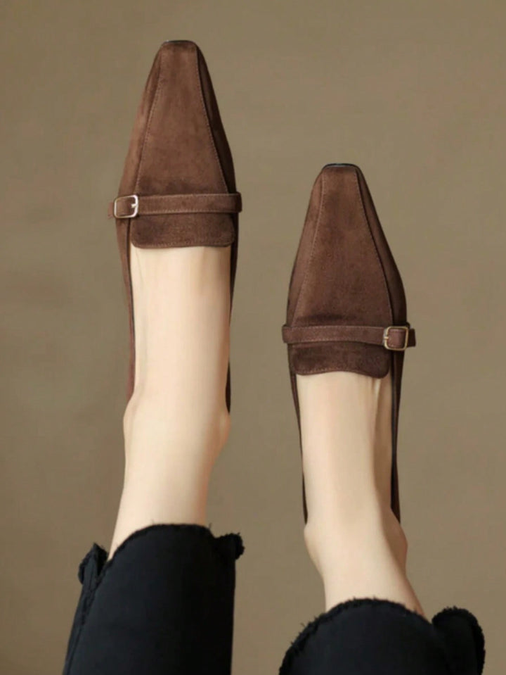 Pantofi cu toc SHEIN, maro