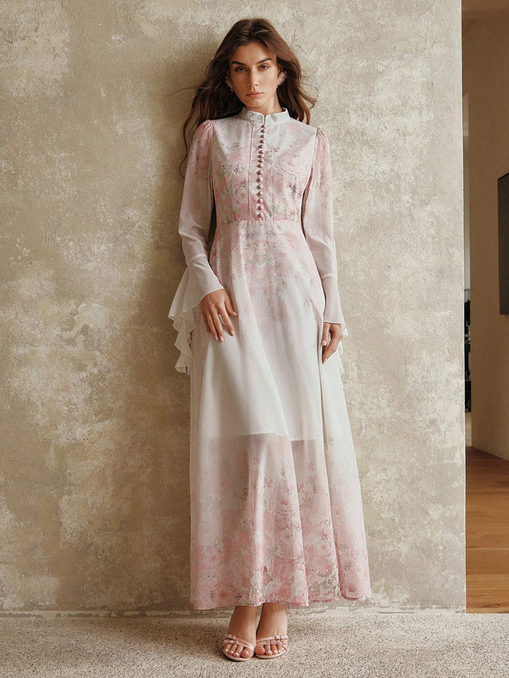 Rochie maxi SHEIN, alb
