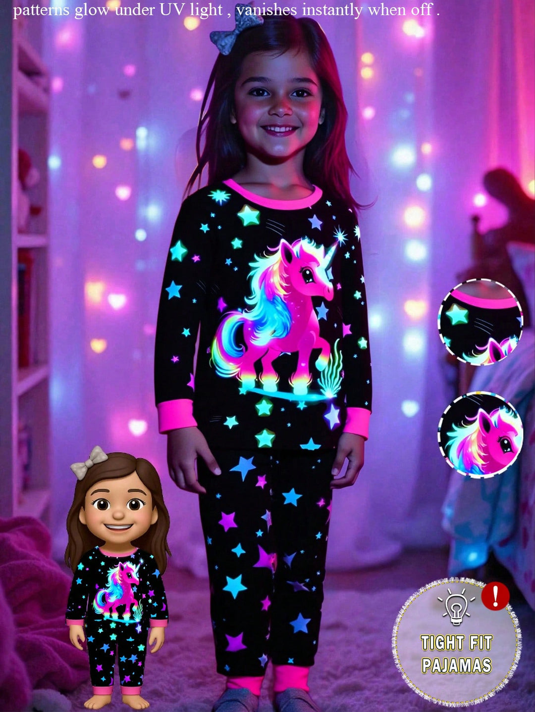 Pijama SHEIN, mix culori
