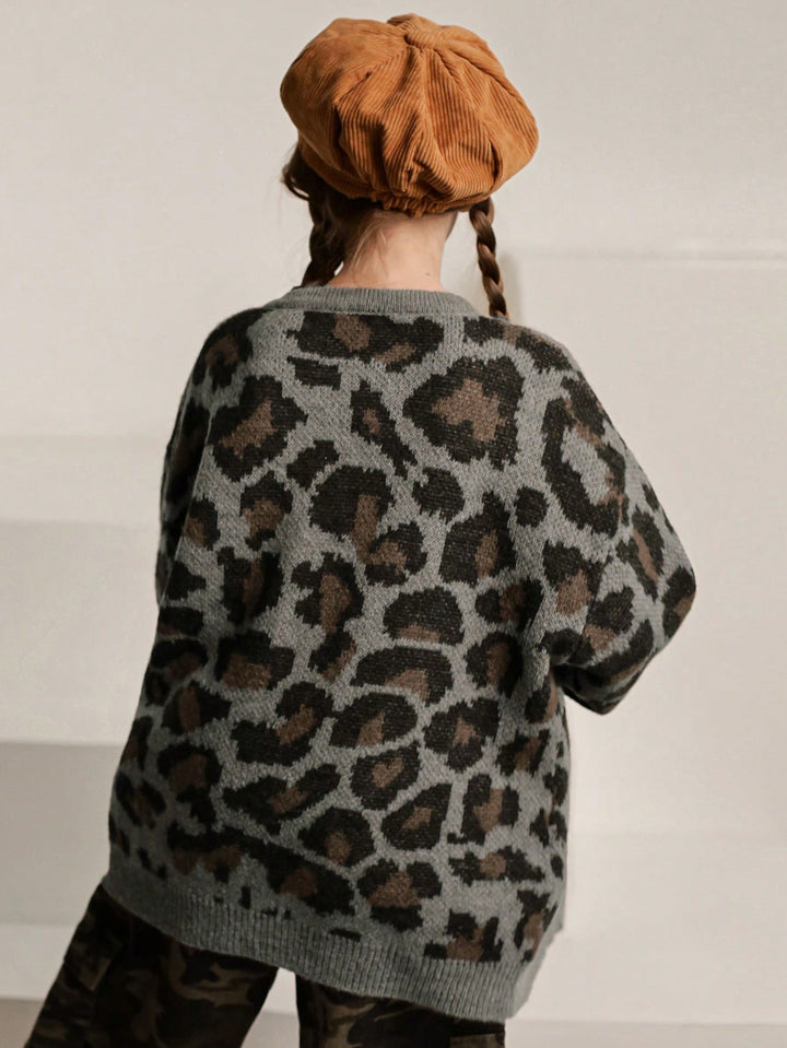 Cardigan SHEIN, maro
