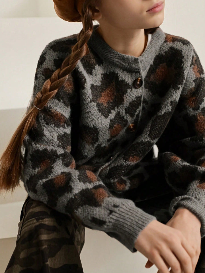 Cardigan SHEIN, maro