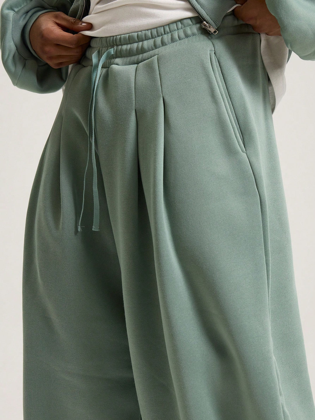 Pantaloni de trening SHEIN, verde