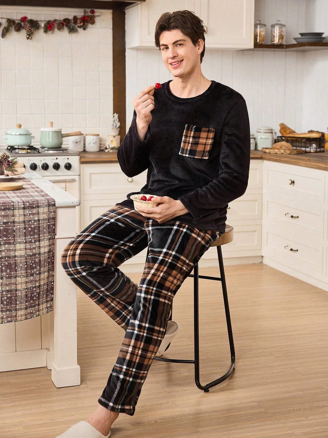 Pijamale SHEIN, negru