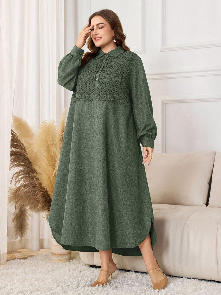 Rochie maxi SHEIN, verde
