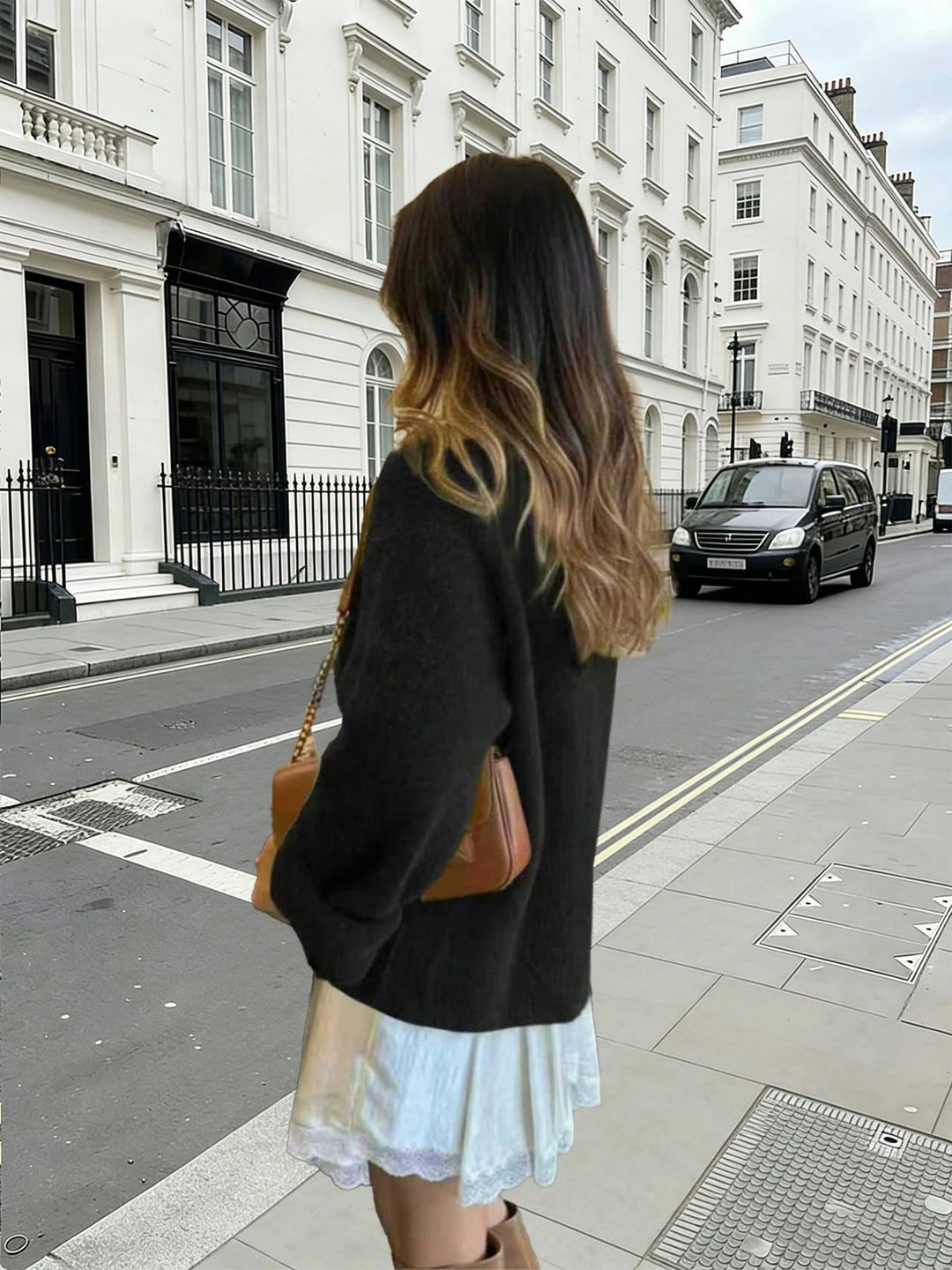 Pulover SHEIN, negru