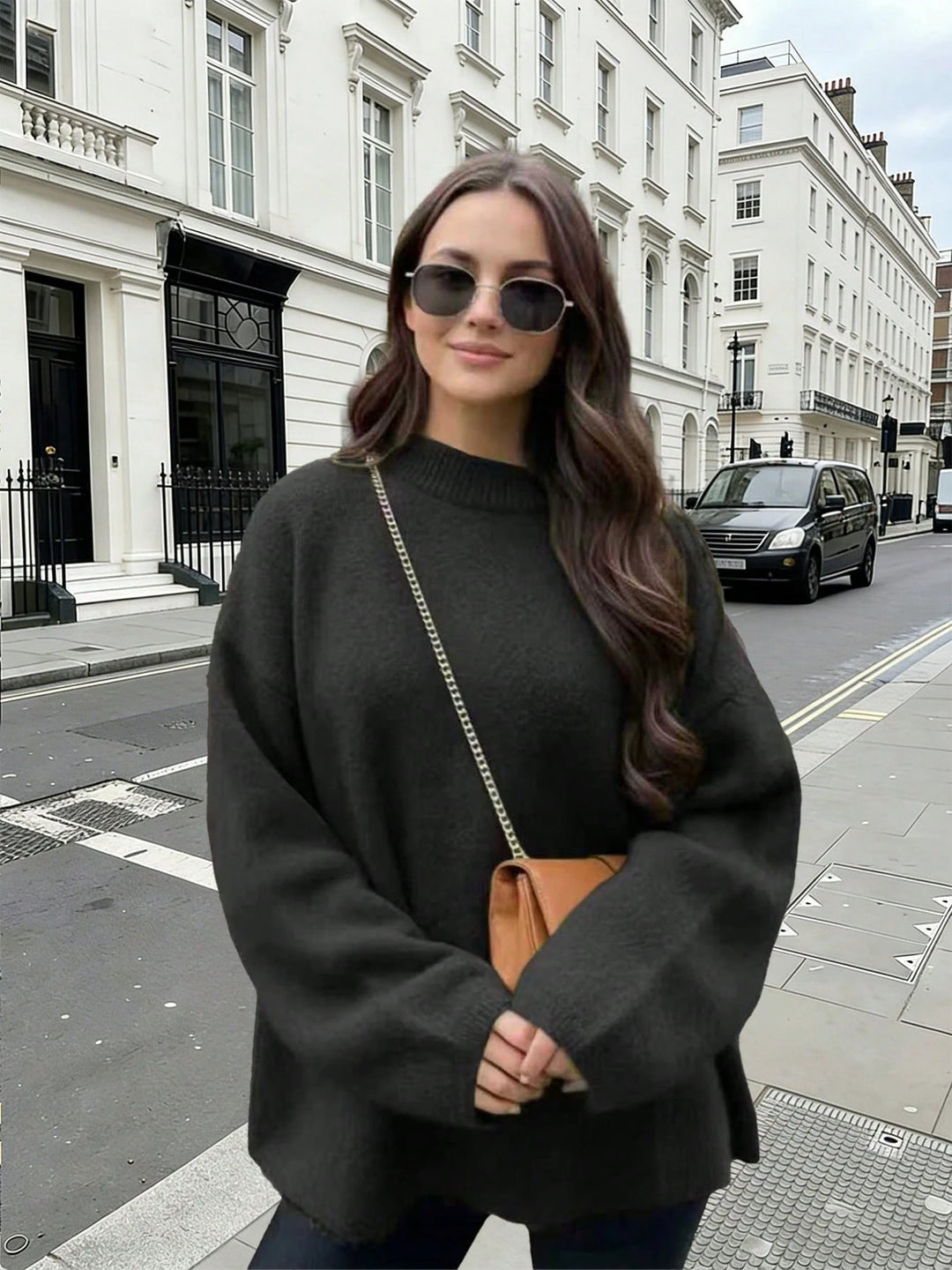Pulover SHEIN, negru