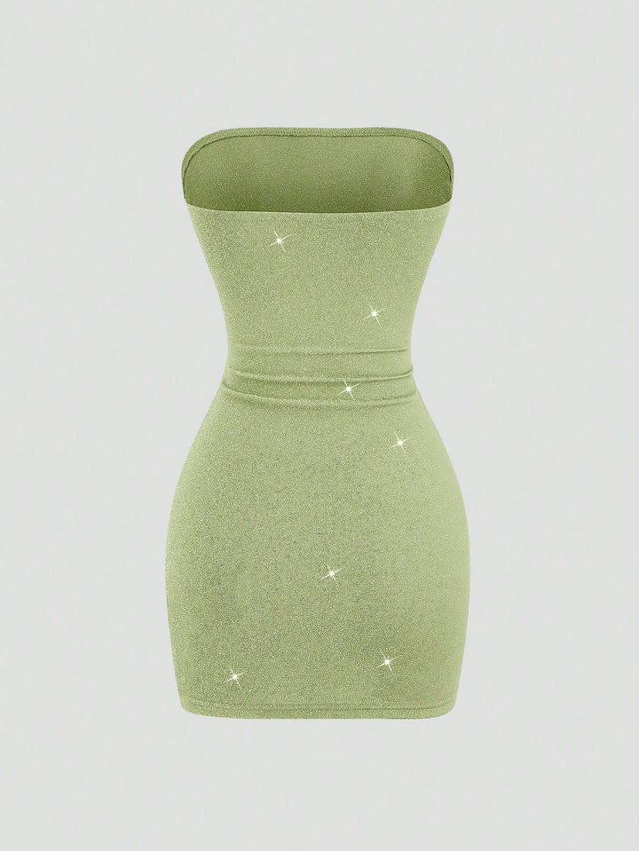 Rochie mini SHEIN, verde