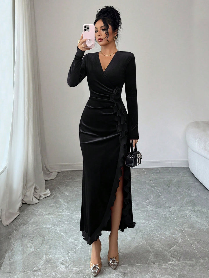 Rochie maxi SHEIN, negru