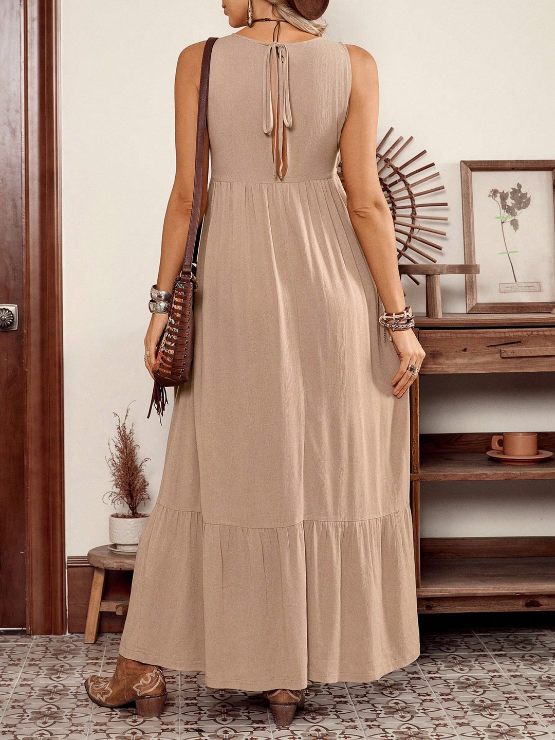 Rochie de ocazie SHEIN, bej