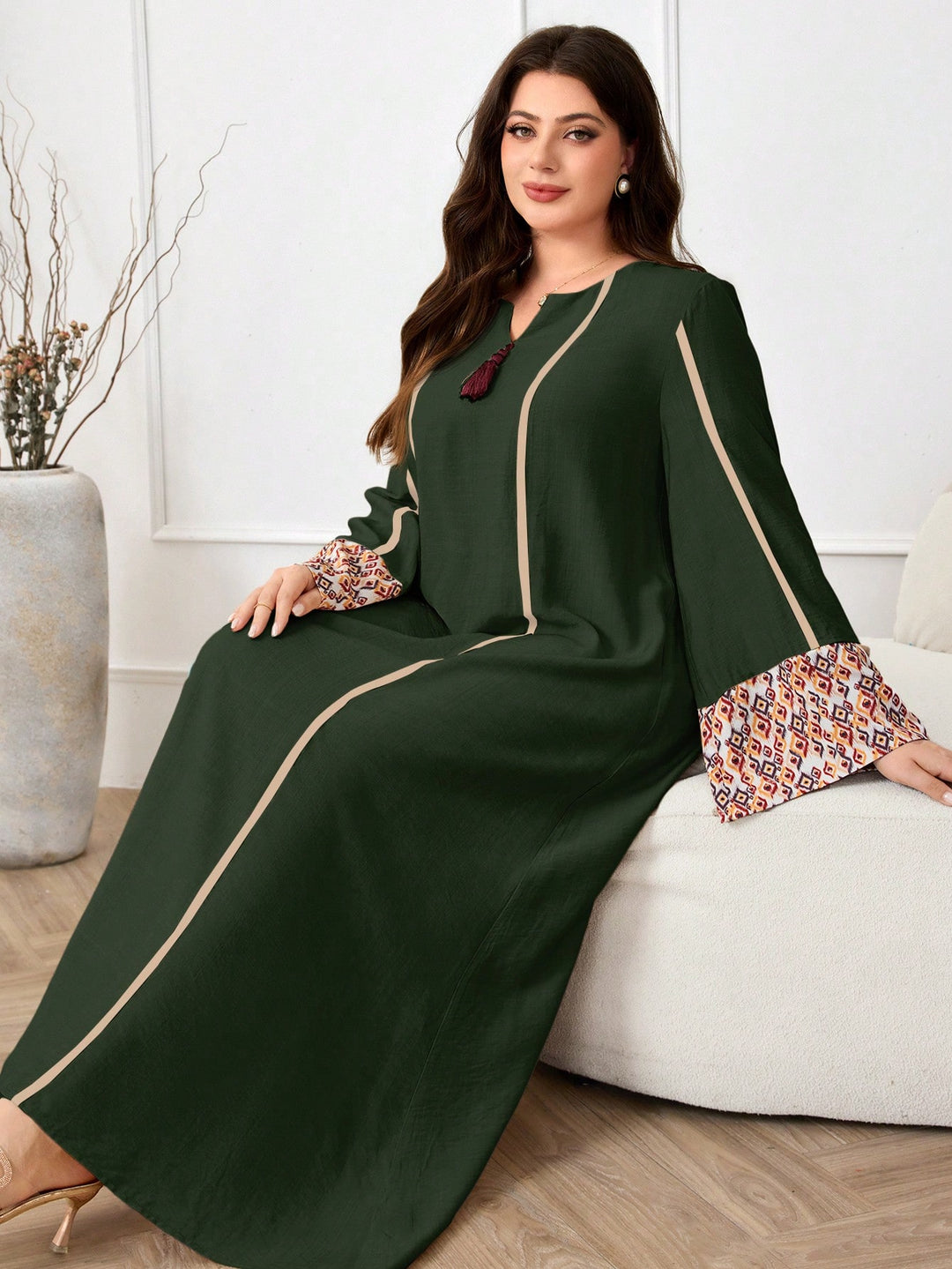 Rochie SHEIN, kaki