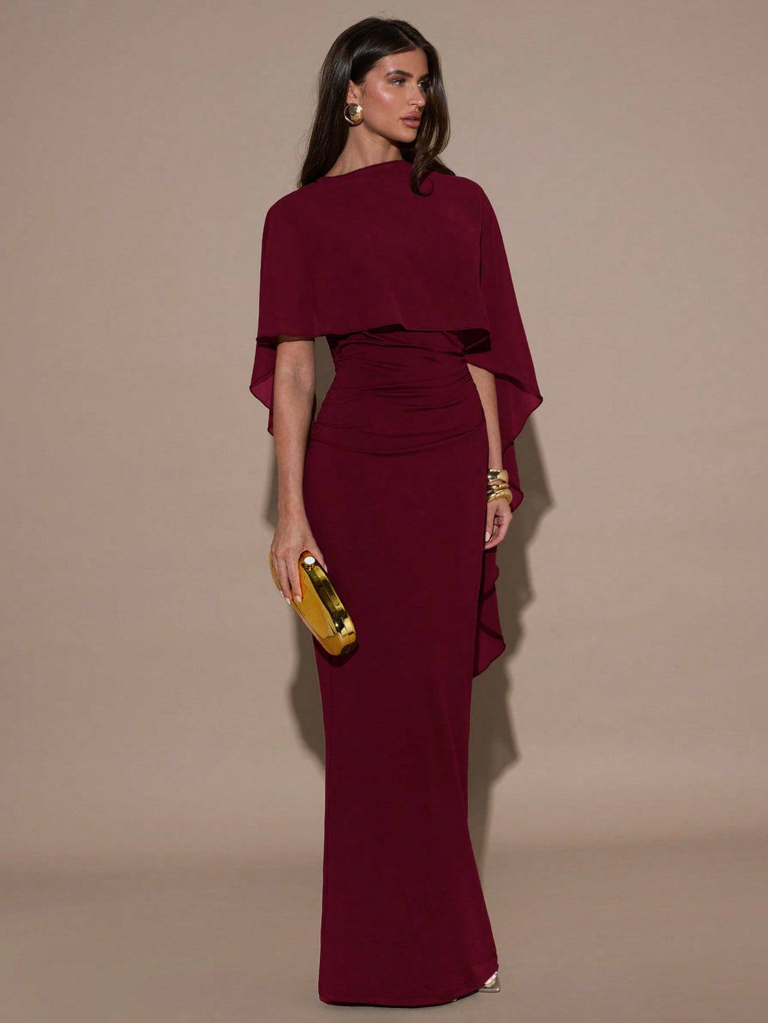 Rochie maxi SHEIN, vișiniu